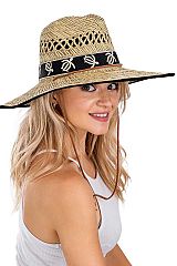 Lucky Turtle Outdoor Rush Straw Lifeguard Hat