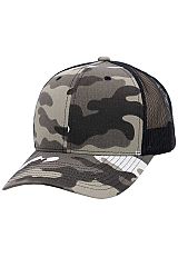 Camouflage Cotton Poly Blend Snap Back Trucker Hat