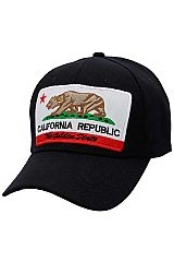 California Republic Twill Acrylic Baseball Cap