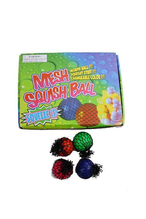 Mini Mesh Squishy Ball Stress Goo Ball Toy
