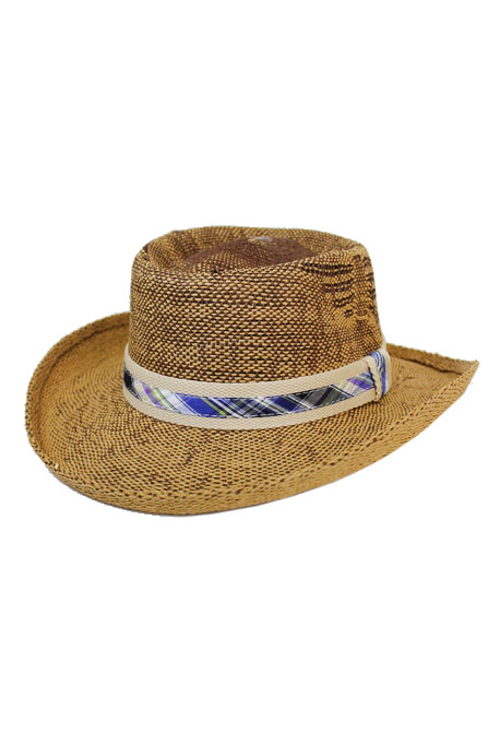 Round Crown All Natural Textured Cowboy Hat