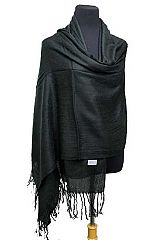 Solid Color Fringed Pashmina Felt Scarves