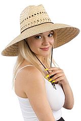 Vented Quarterhorse Dome Brim Straw Lifeguard Hat