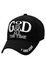 God is Good All The Time I Love Jesus Baseball Cap