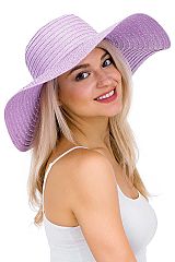 Thin Light-Weight Floppy Straw Beach Sun Hat