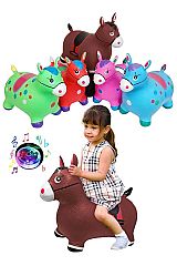 Kids Pinata Donkey Horse Inflatable PVC Hopper Toy