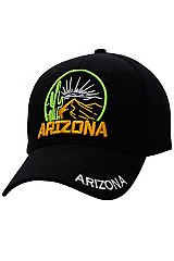 Arizona Desert Cactus Logo Baseball Cap