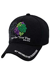 The True Vine Acrylic Velcro Back Baseball Cap