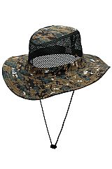 Digital Camo Mesh Fisherman Boonie Bucket Hat